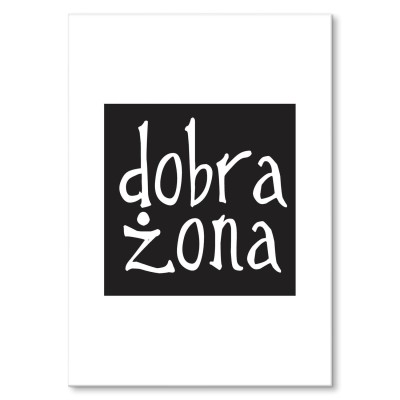 Plakat metalowy Dobra żona