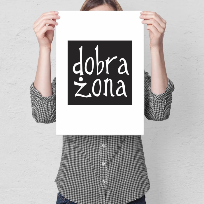 Plakat metalowy Dobra żona