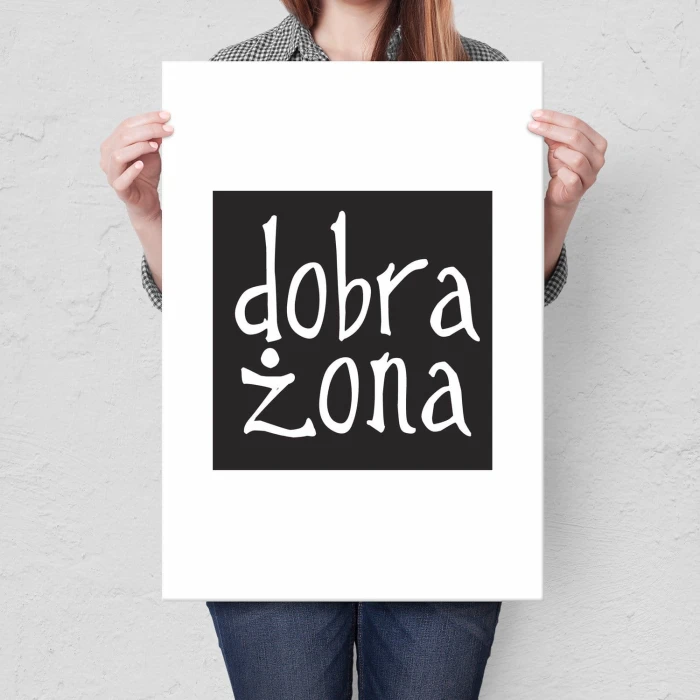 Plakat metalowy Dobra żona