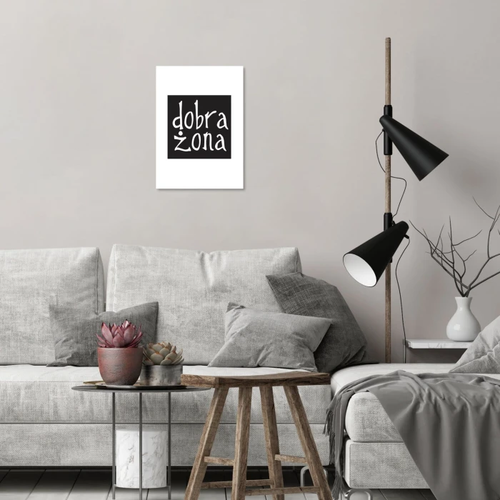 Plakat metalowy Dobra żona