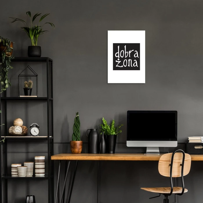 Plakat metalowy Dobra żona