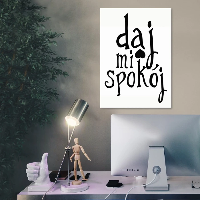 Plakat metalowy Daj mi spokój