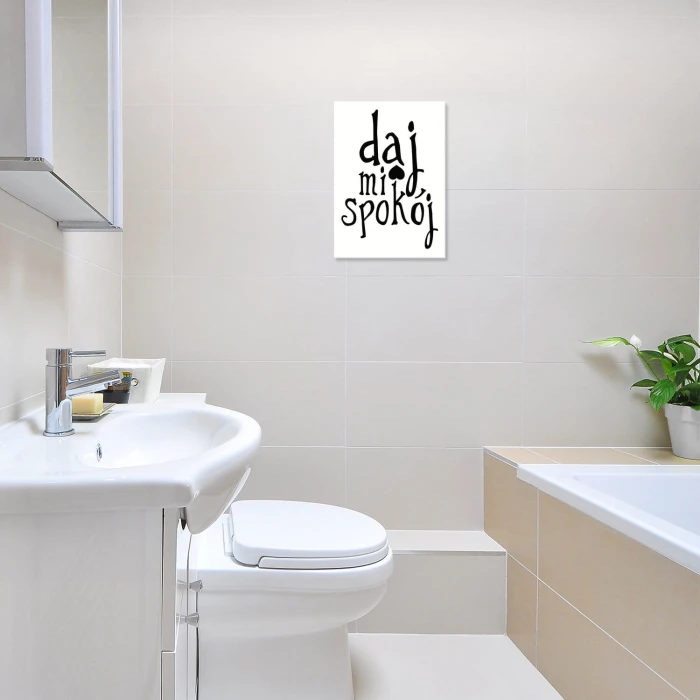 Plakat metalowy Daj mi spokój