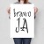 Plakat metalowy Brawo Ja