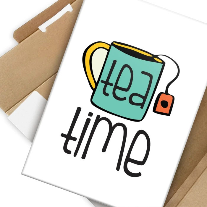Plakat metalowy Tea time herbata