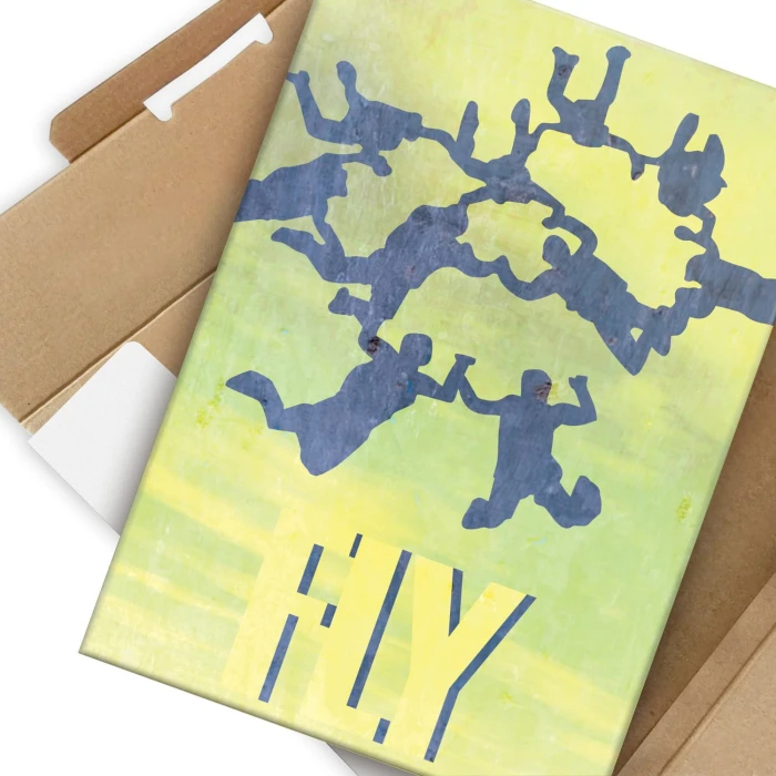 Plakat metalowy Fly Latanie