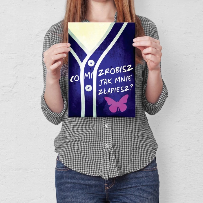 Plakat metalowy Co mi zrobisz?