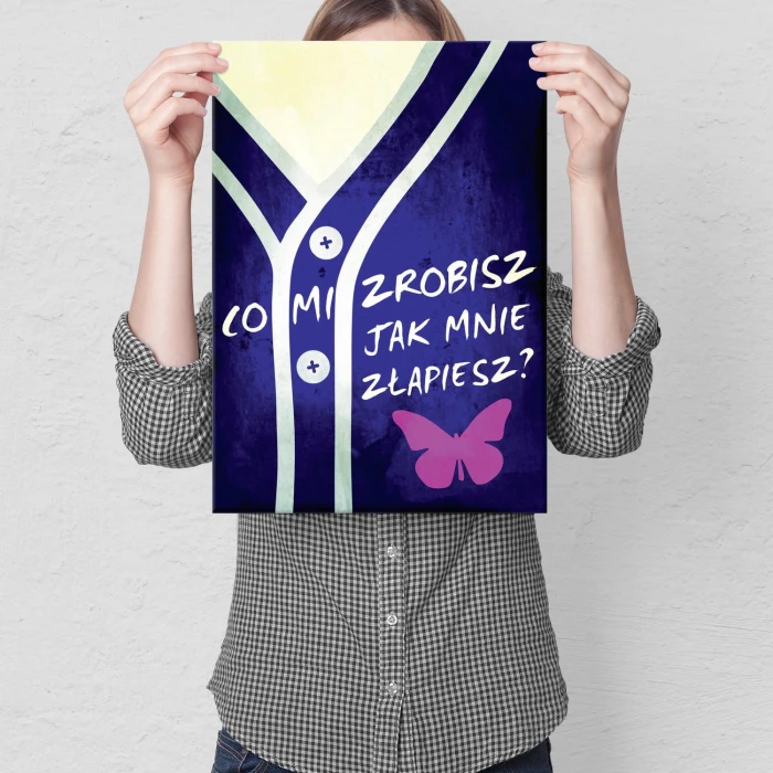 Plakat metalowy Co mi zrobisz?