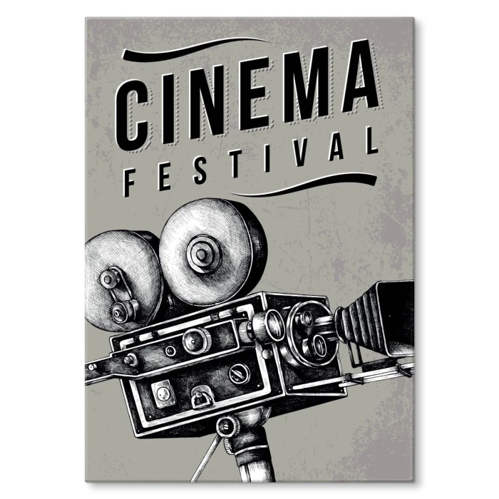 Plakat metalowy Cinema festival