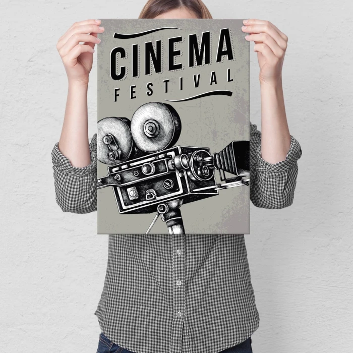 Plakat metalowy Cinema festival