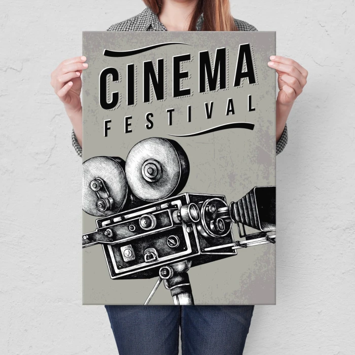 Plakat metalowy Cinema festival