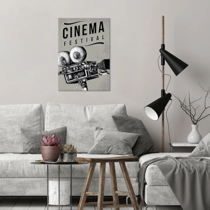 Plakat metalowy Cinema festival