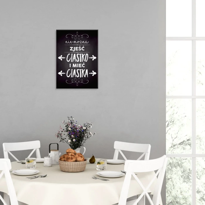Plakat metalowy Ciastko