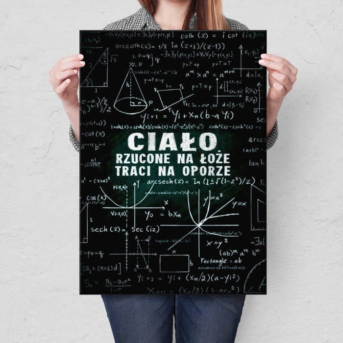 Plakat metalowy Ciało rzucone na łoże