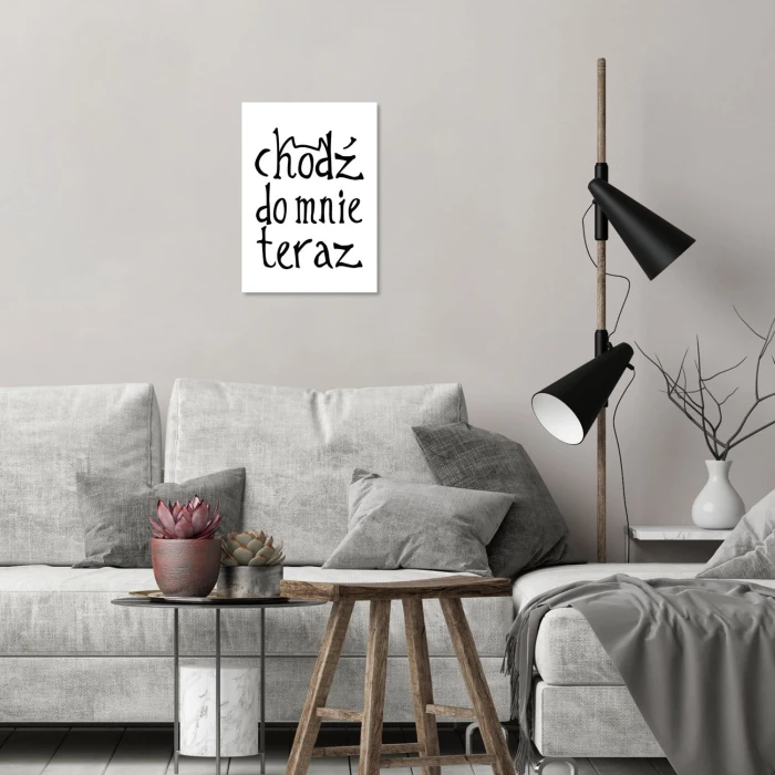 Plakat metalowy Chodź do mnie