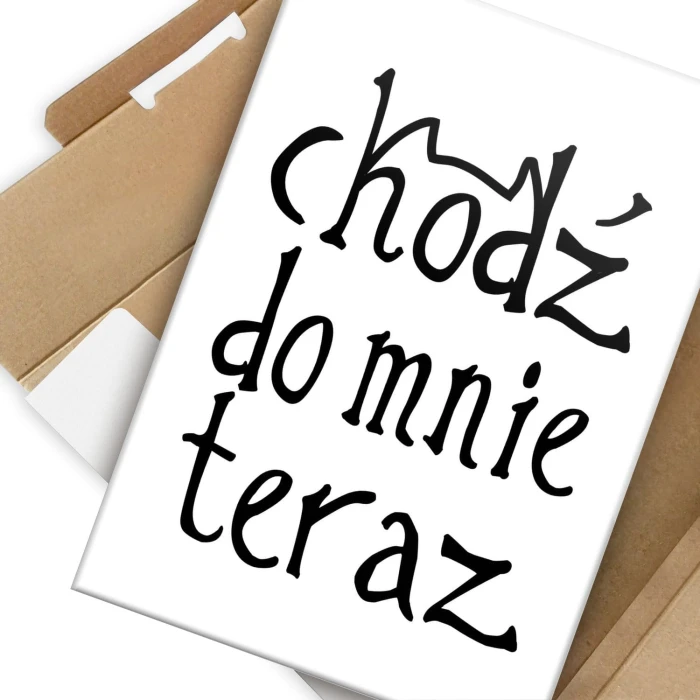 Plakat metalowy Chodź do mnie