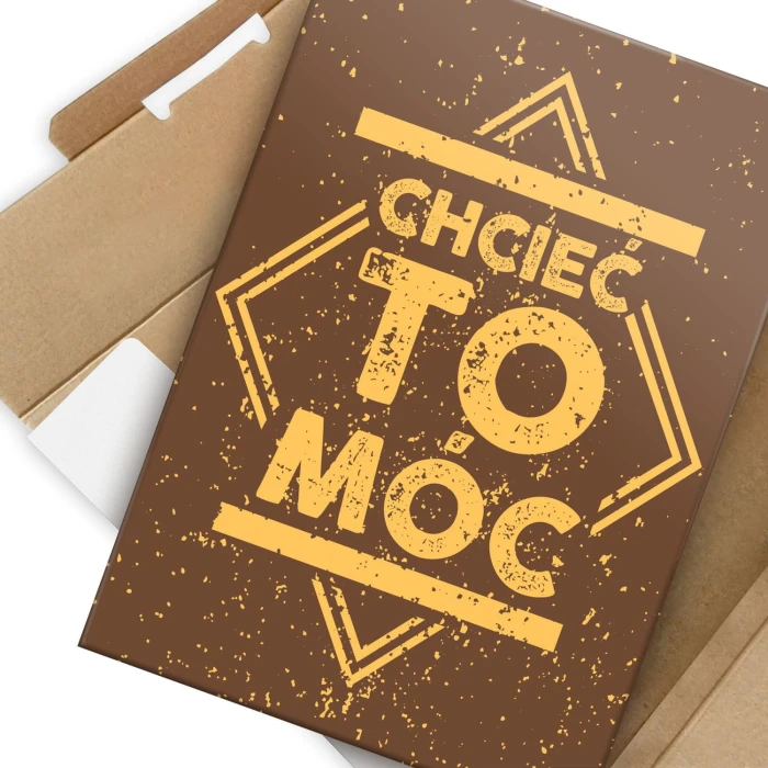 Plakat metalowy Chcieć to móc