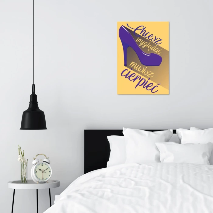 Plakat metalowy Musisz cierpieć