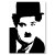 Plakat metalowy Charlie Chaplin