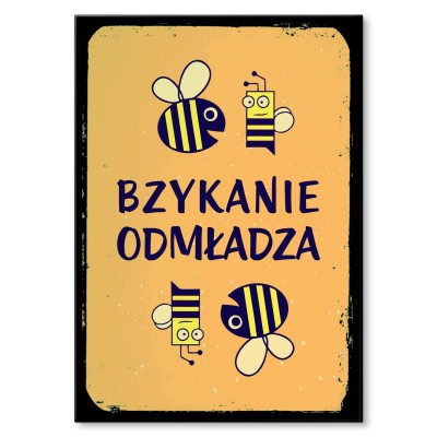 Plakat metalowy Bzykanie odmładza