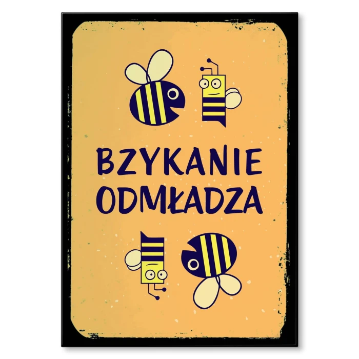 Plakat metalowy Bzykanie odmładza