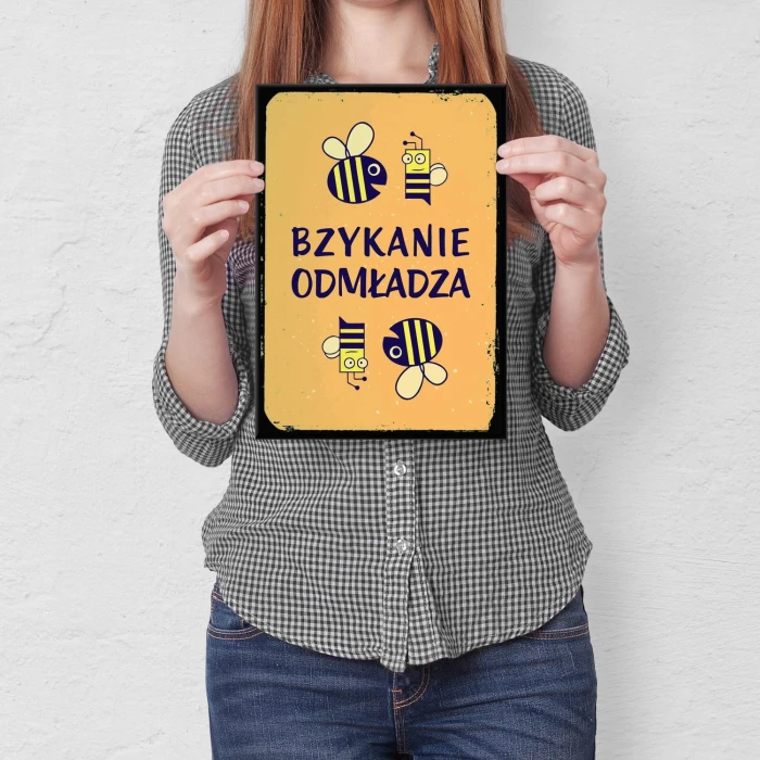 Plakat metalowy Bzykanie odmładza