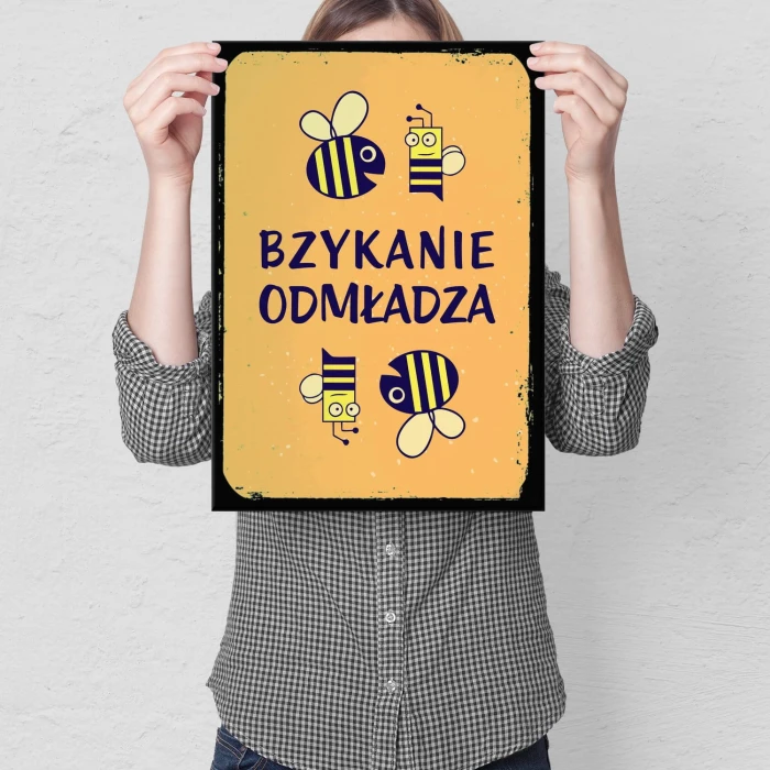 Plakat metalowy Bzykanie odmładza