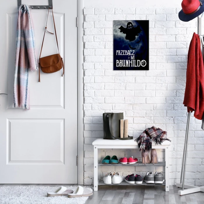 Plakat metalowy Przebacz mi Brunhildo