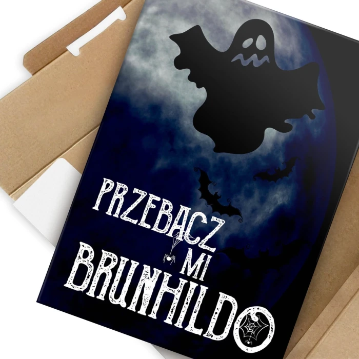 Plakat metalowy Przebacz mi Brunhildo