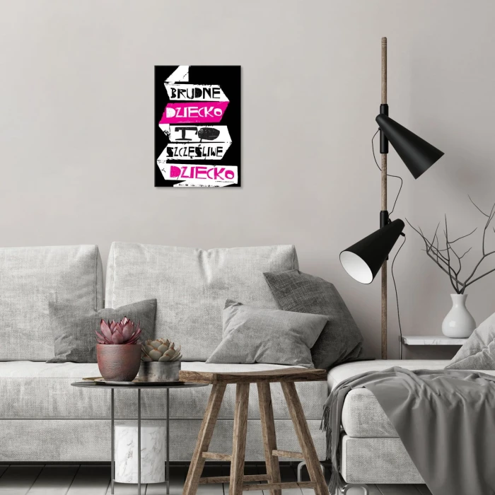 Plakat metalowy Szczęśliwe dziecko