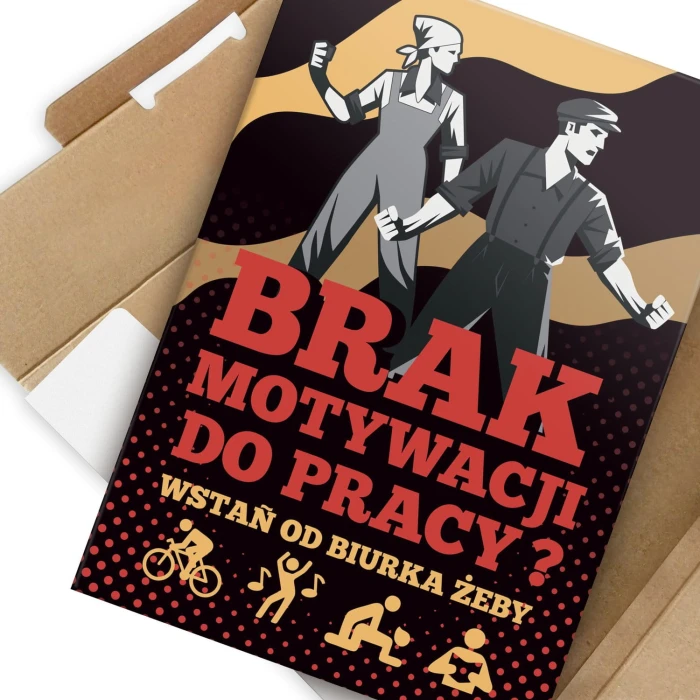 Plakat metalowy Brak motywacji do pracy