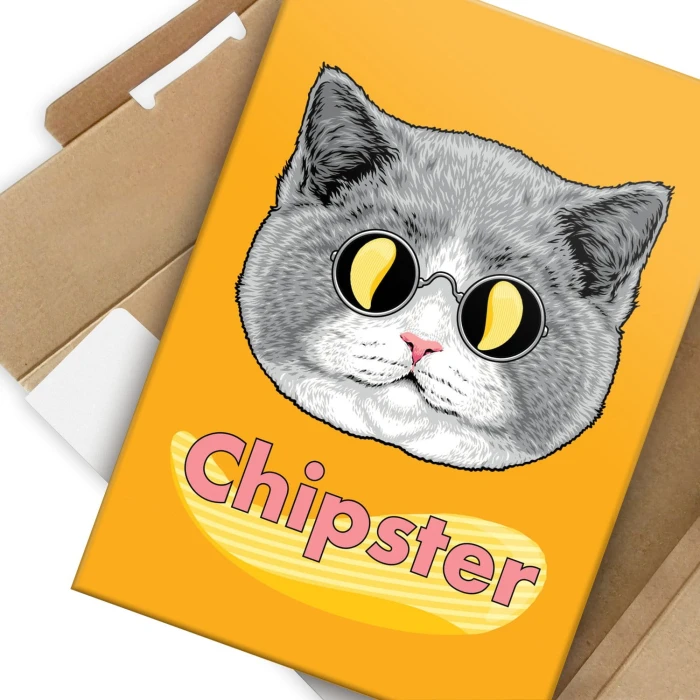 Plakat metalowy Chipster