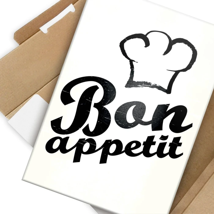 Plakat metalowy Bon appetit