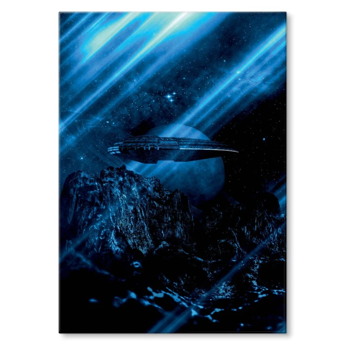 Plakat metalowy Niebieska planeta