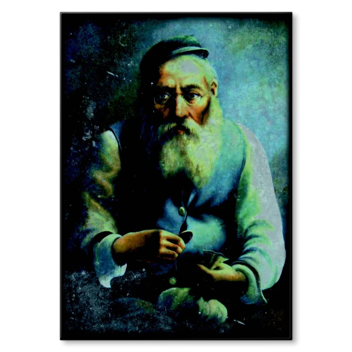 Plakat metalowy Żyd na szczęście