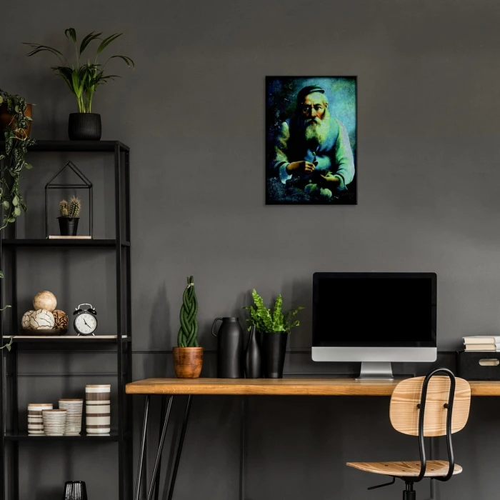 Plakat metalowy Żyd na szczęście