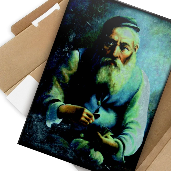 Plakat metalowy Żyd na szczęście