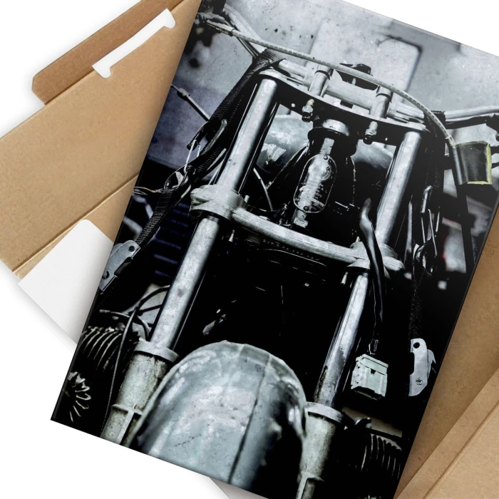 Plakat metalowy Stary motocykl