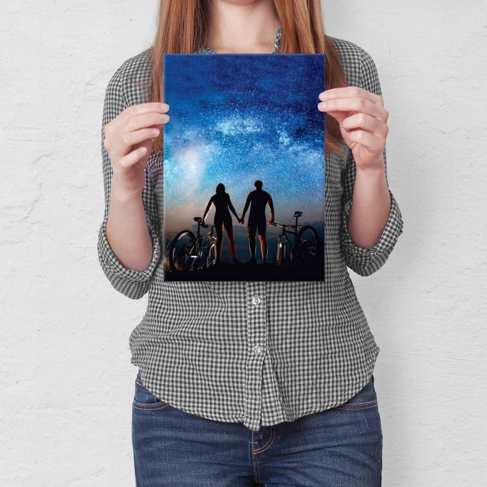 Plakat metalowy Wieczorna wycieczka