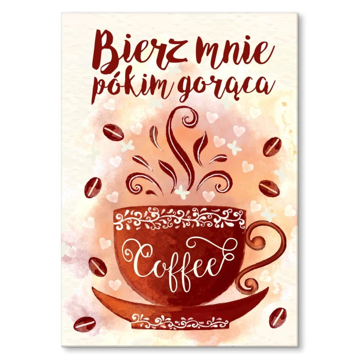 Plakat metalowy Bierz mnie