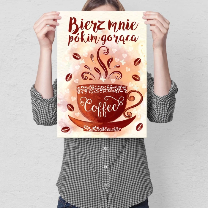 Plakat metalowy Bierz mnie