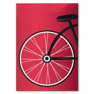 Plakat metalowy Koło roweru