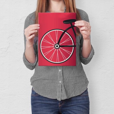 Plakat metalowy Koło roweru