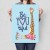 Plakat metalowy BeYOUtiful żyrafa