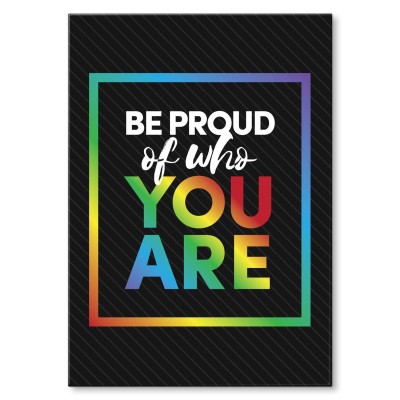 Plakat metalowy Be proud