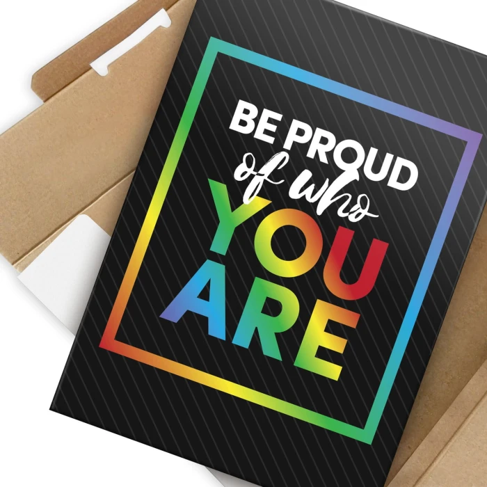 Plakat metalowy Be proud
