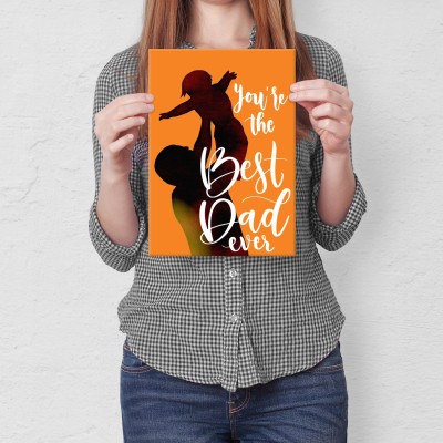 Plakat metalowy Best dad ever