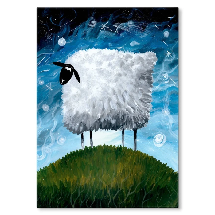 Plakat metalowy Owieczka