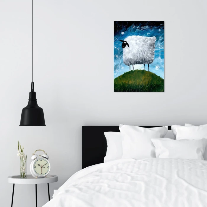 Plakat metalowy Owieczka