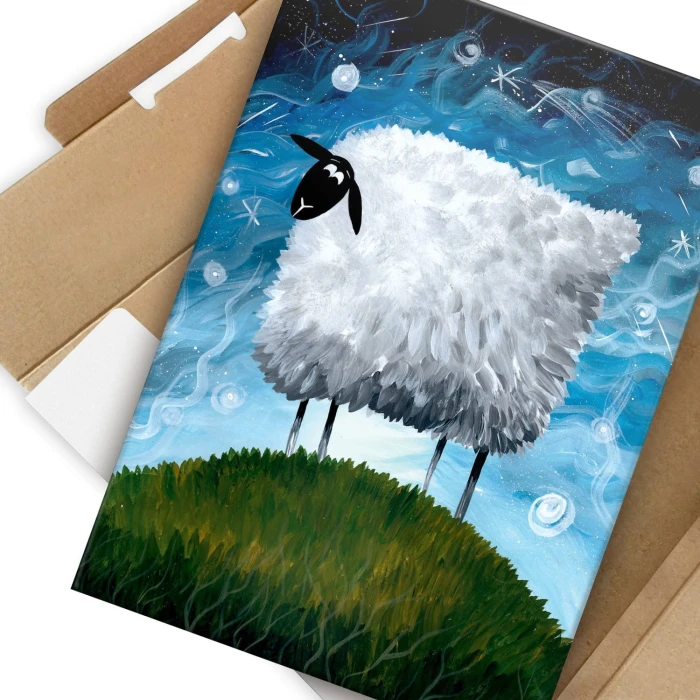 Plakat metalowy Owieczka